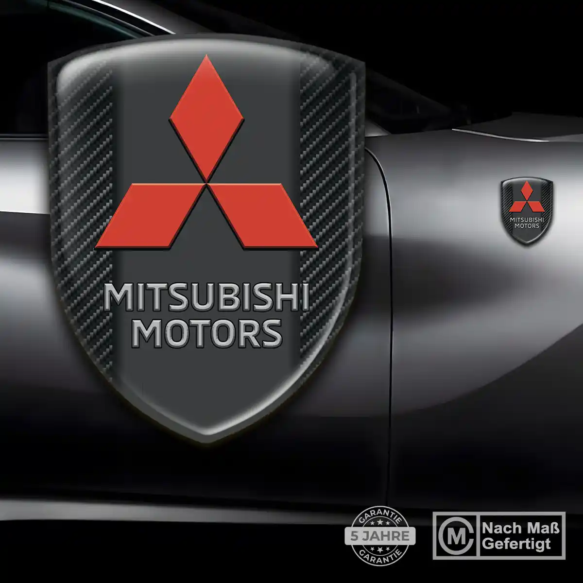 Mitsubishi Wappen Emblem Luxus-Edition