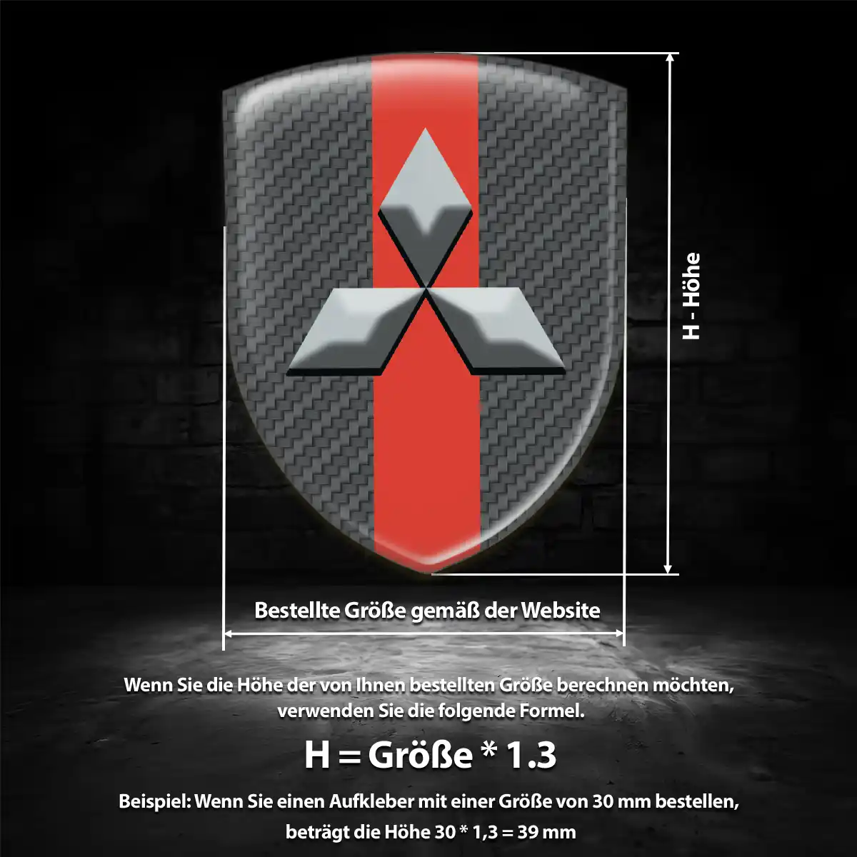 Mitsubishi Wappen Emblem Stilvolles Design