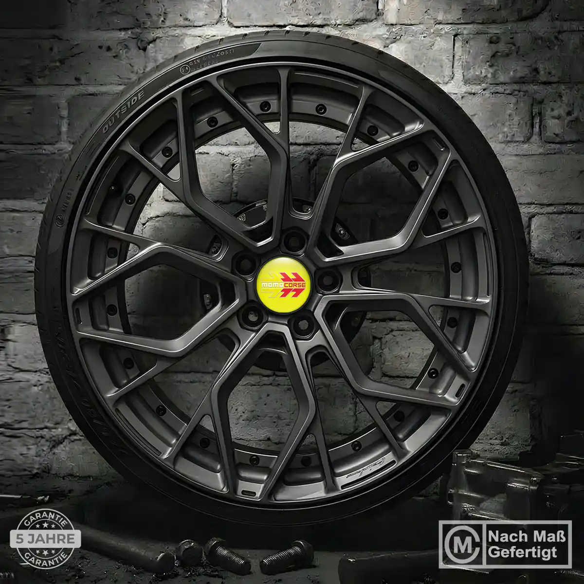 MOMO Nabenkappen Aufkleber Premium-Edition