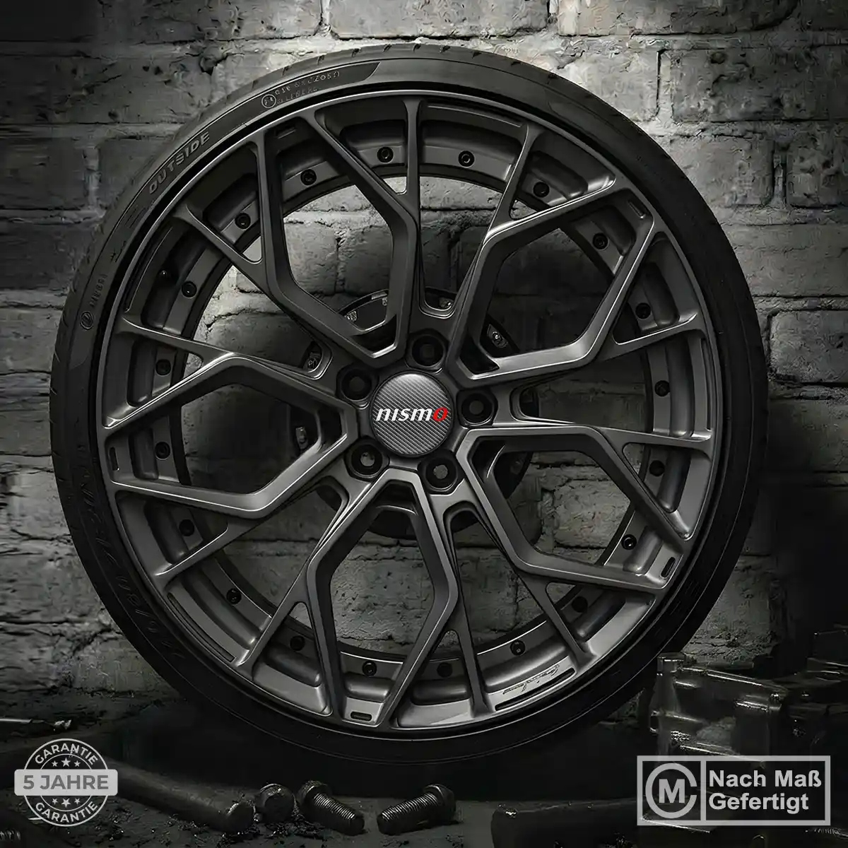 Nismo Felgenemblem Aufkleber Hochwertiges Harz