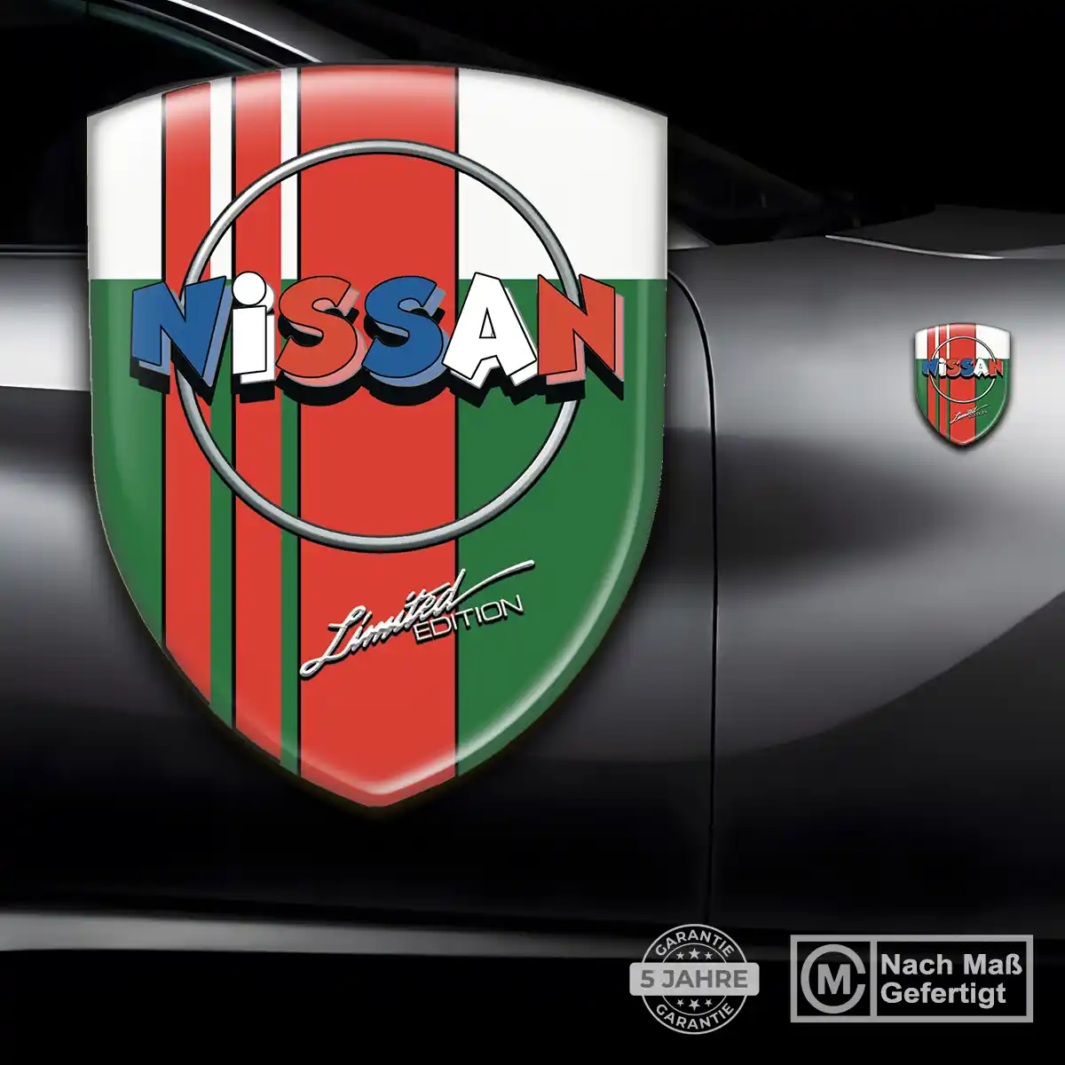Nissan 3D Gel Aufkleber Anspruchsvolles Design