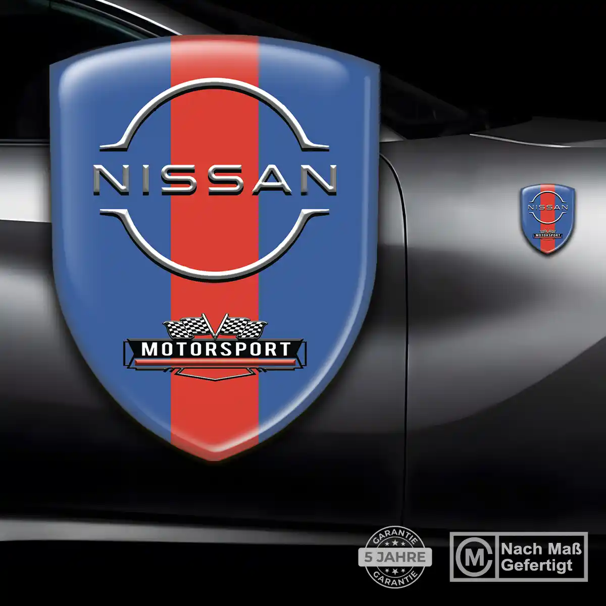 Nissan 3D Gel Aufkleber Auto Edles Design