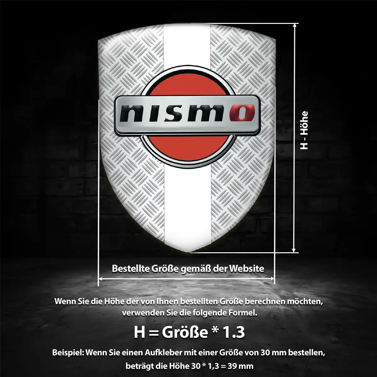 Nissan 3D Gel Aufkleber Auto Höchste Qualität