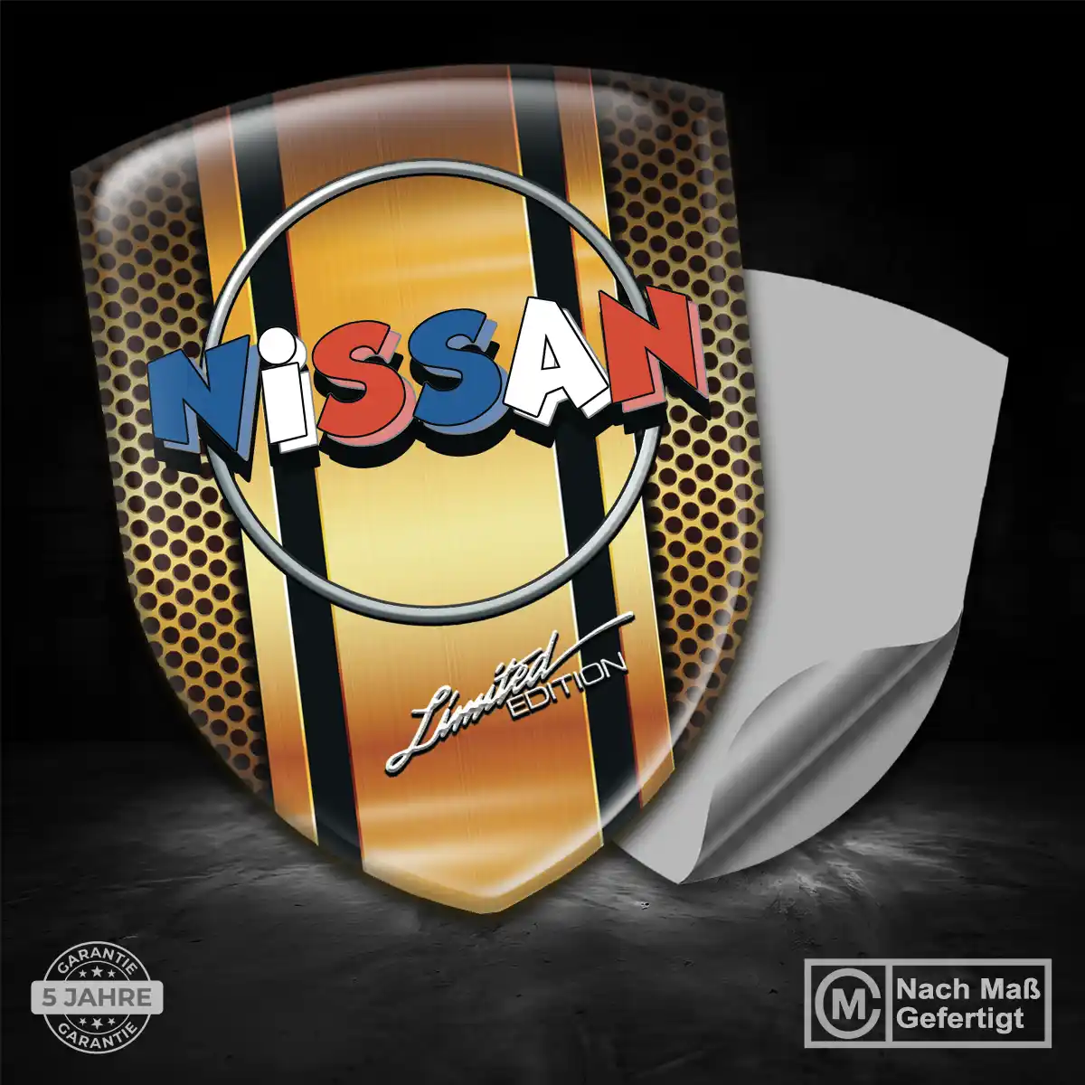 Nissan 3D Gel Aufkleber Auto Interieurdesign