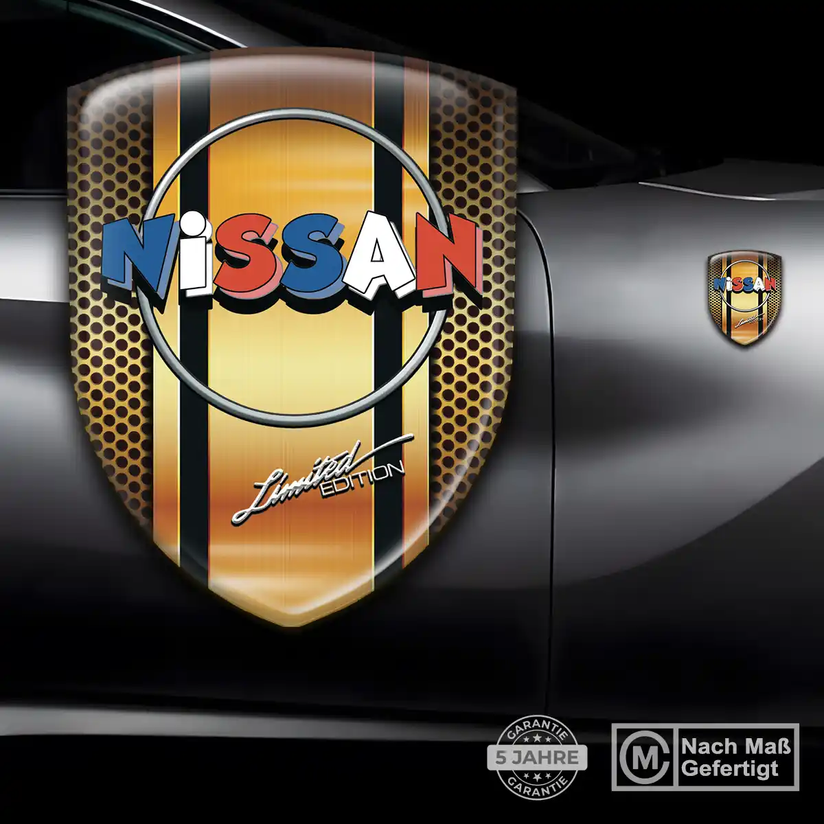 Nissan 3D Gel Aufkleber Auto Interieurdesign