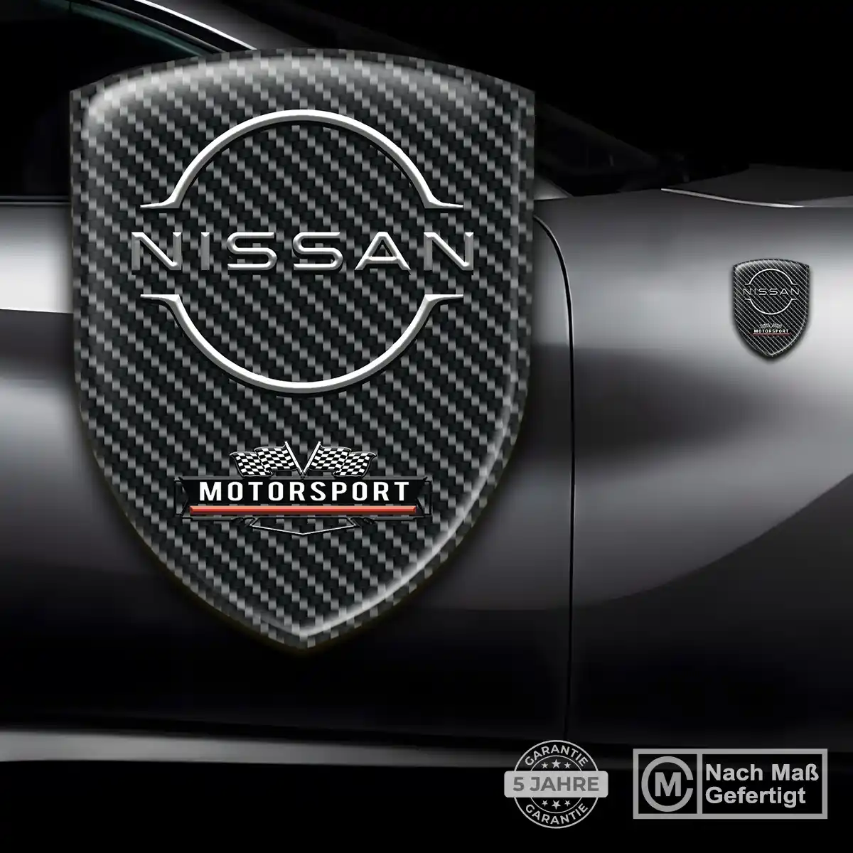 Nissan 3D Gel Aufkleber Auto Modernes Design