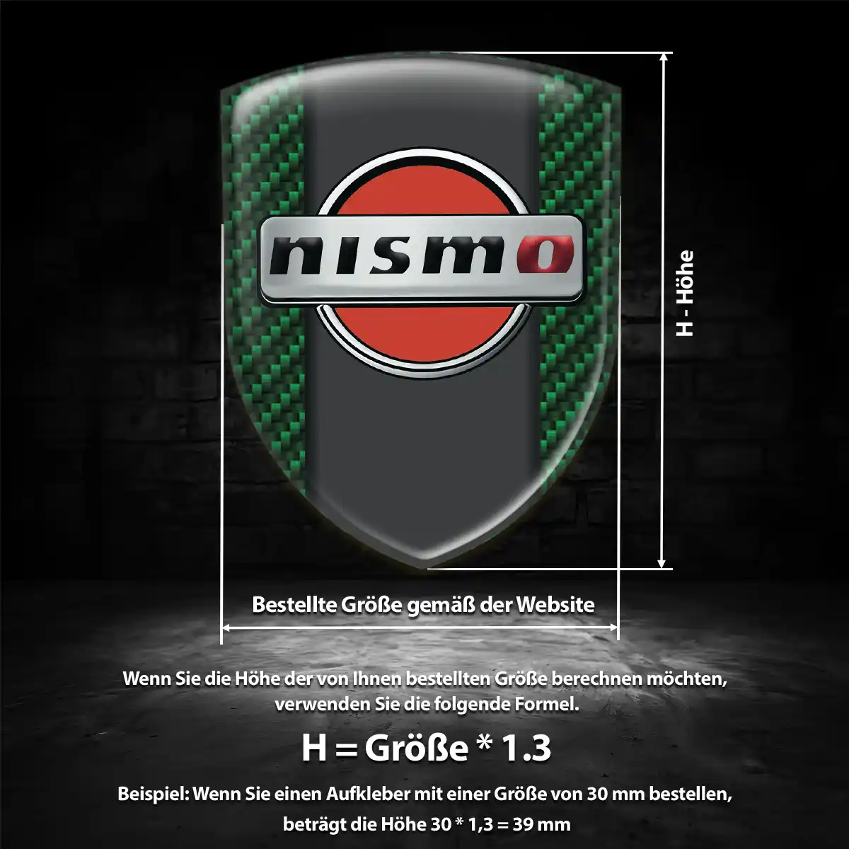 Nissan 3D Gel Aufkleber Auto Premium-Edition