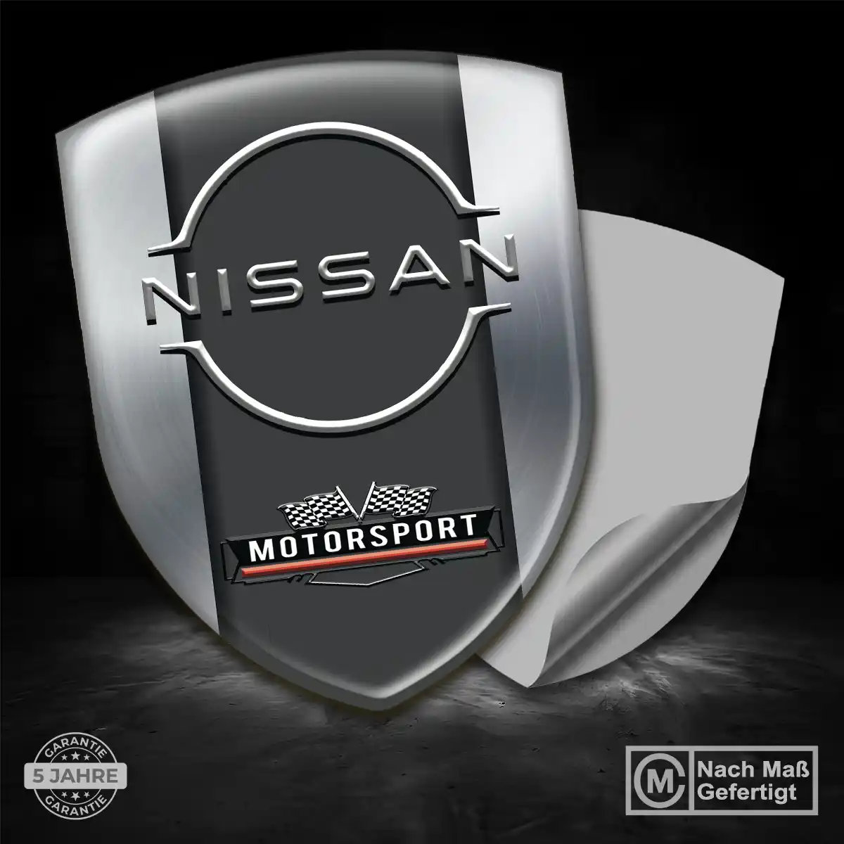 Nissan 3D Gel Aufkleber Auto Stilvolles Design