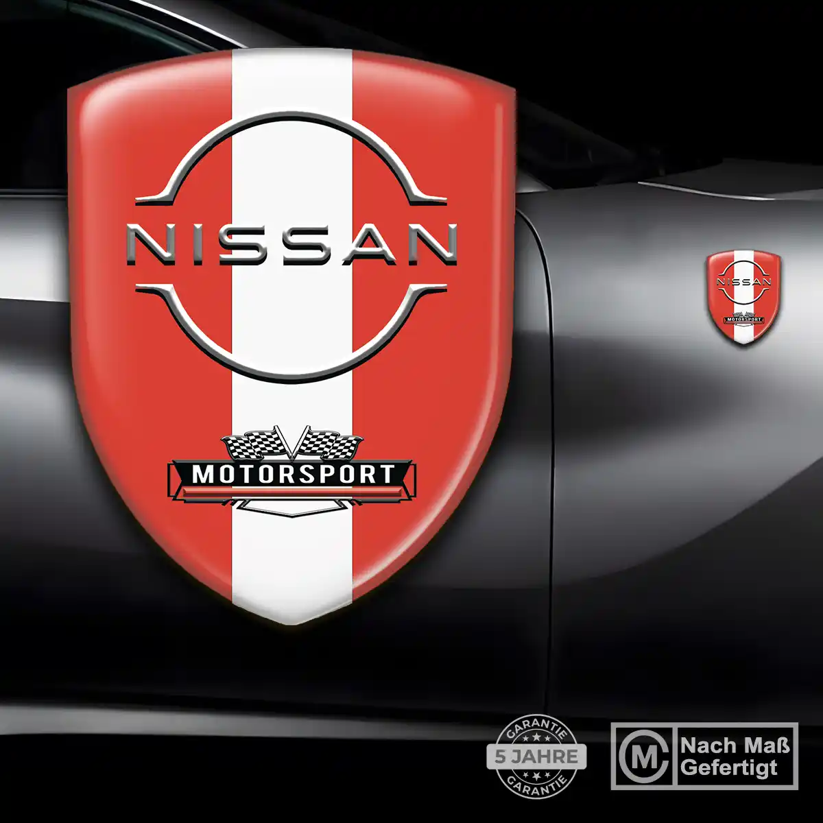Nissan 3D Gel Aufkleber Auto Tuningfahrzeug