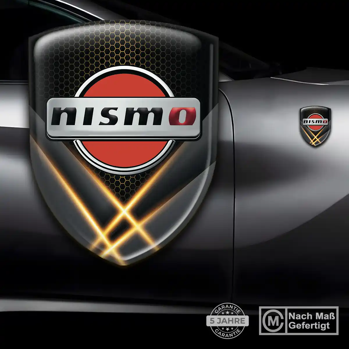 Nissan 3D Gel Aufkleber Edles Design