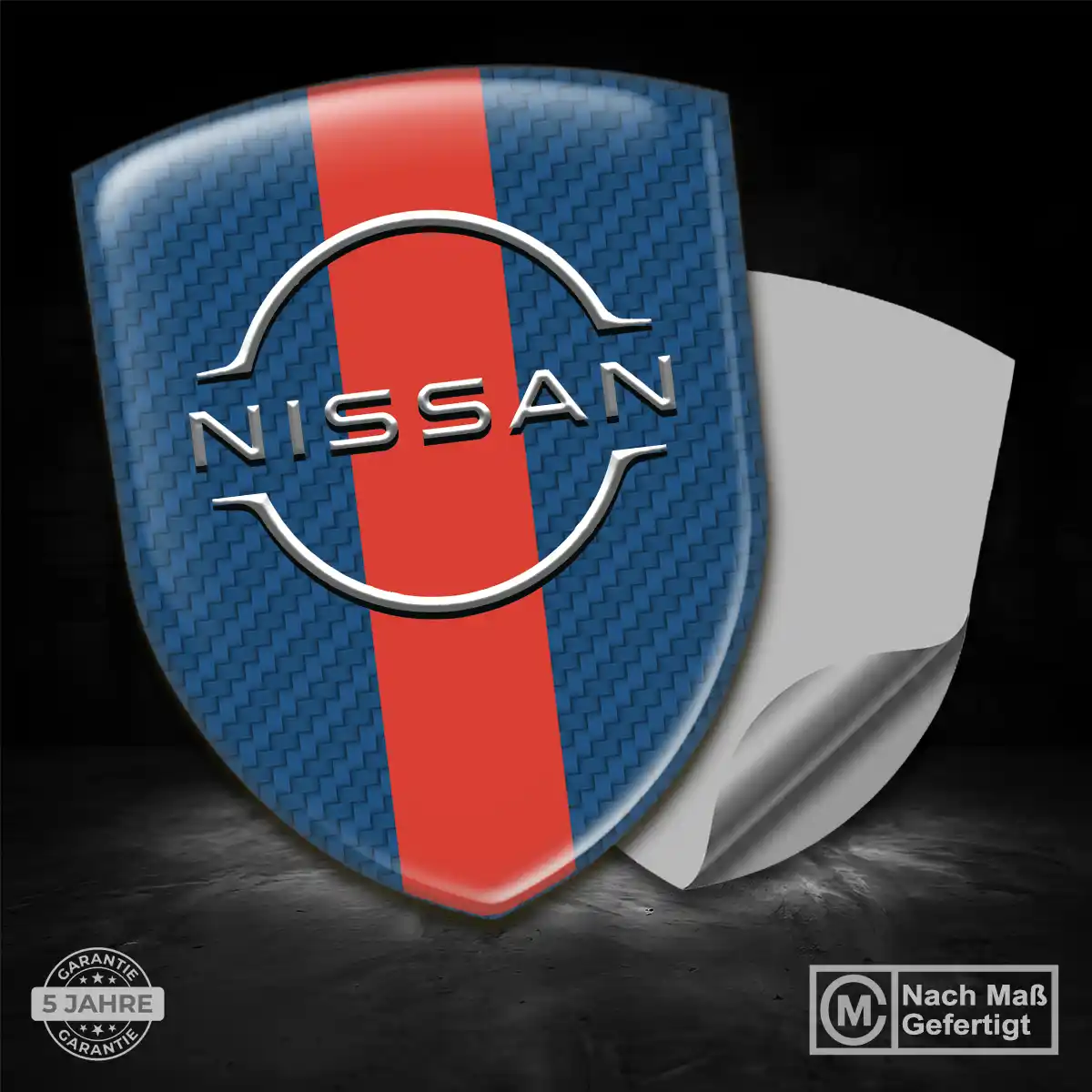 Nissan 3D Gel Aufkleber Emblem Auto Edles Design
