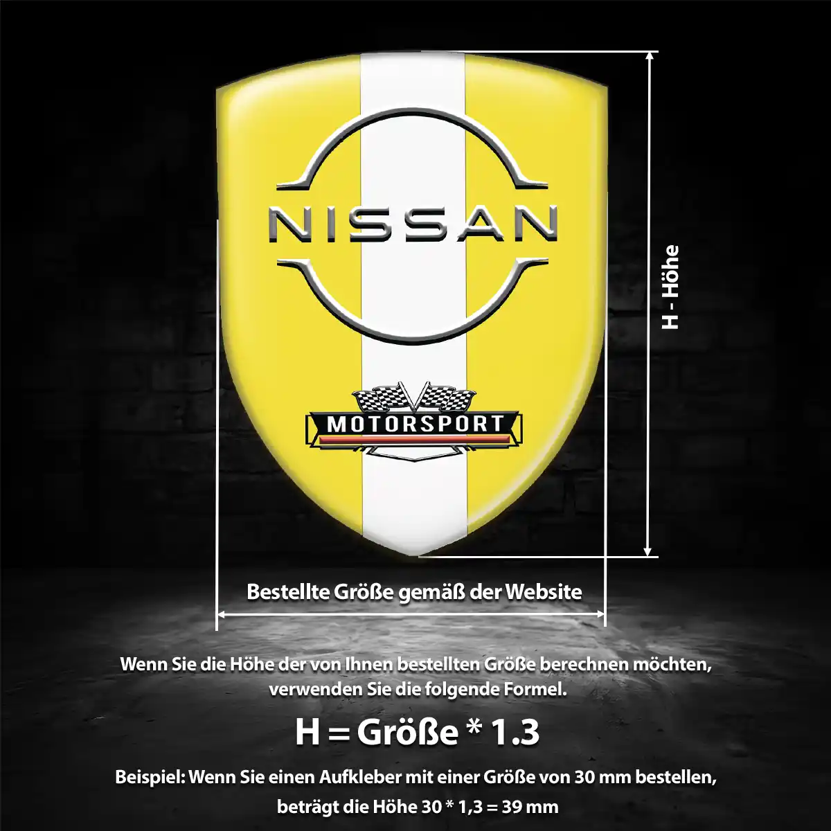Nissan 3D Gel Aufkleber Emblem Auto Höchste Qualität