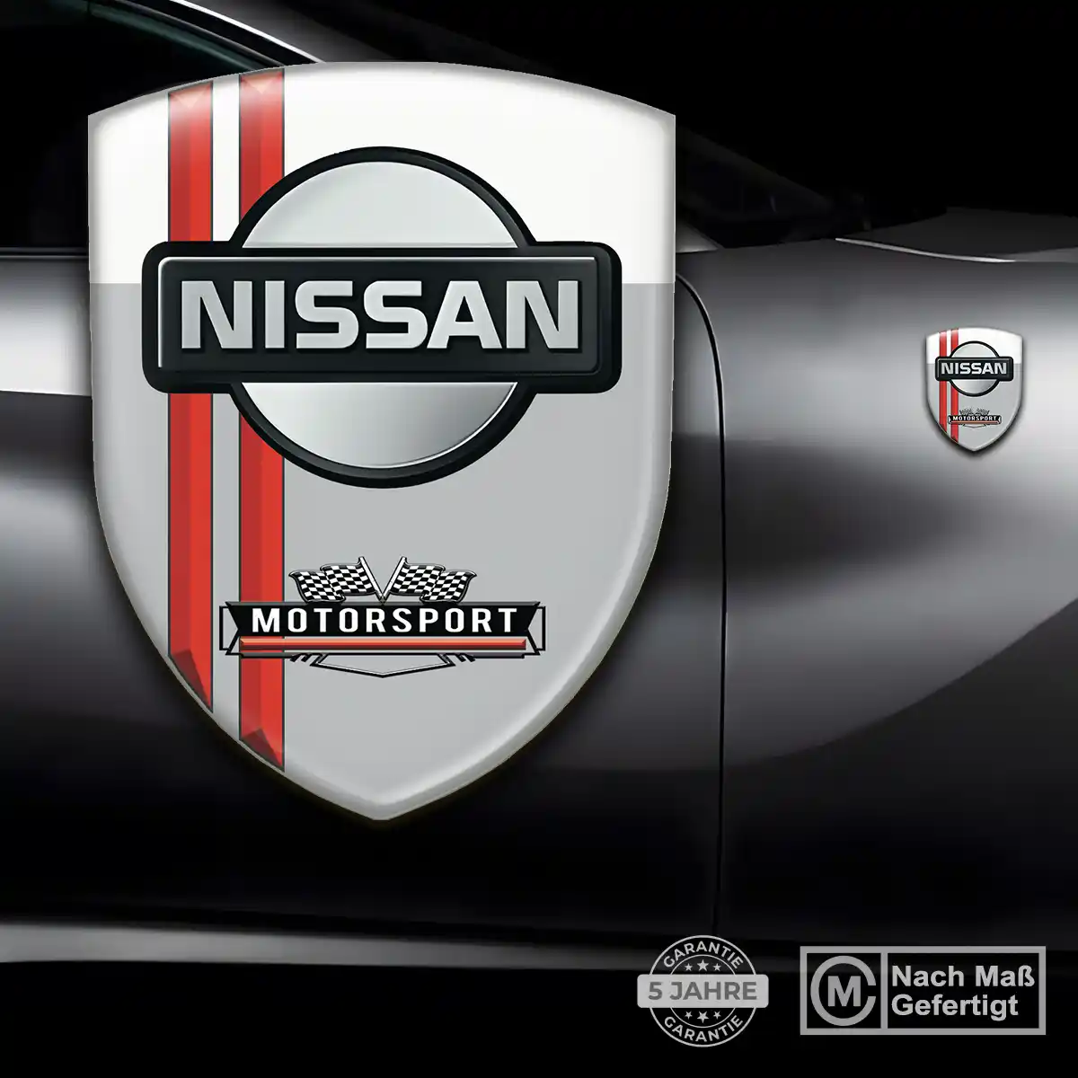 Nissan 3D Gel Aufkleber Emblem Auto Hochwertiges Harz