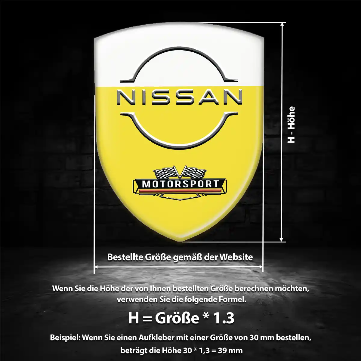 Nissan 3D Gel Aufkleber Emblem Auto Hohe Qualität