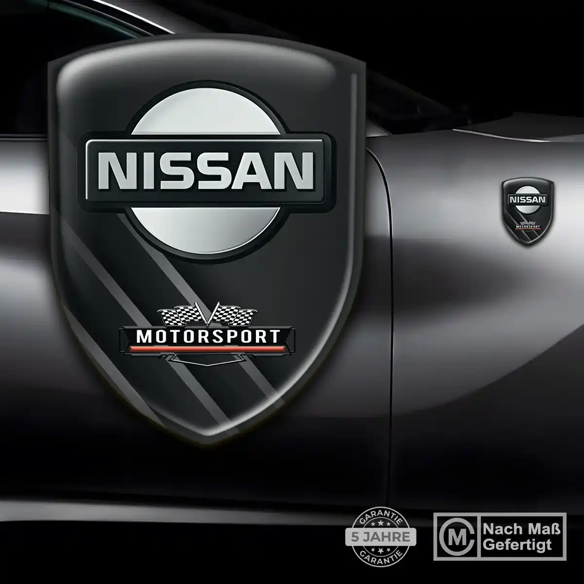 Nissan 3D Gel Aufkleber Emblem Auto Interieurdesign