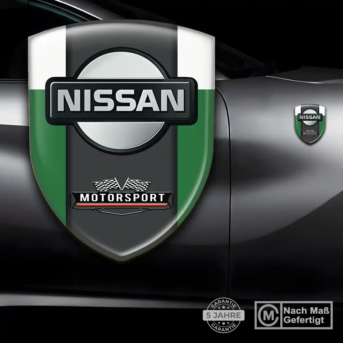 Nissan 3D Gel Aufkleber Emblem Auto Premium-Edition