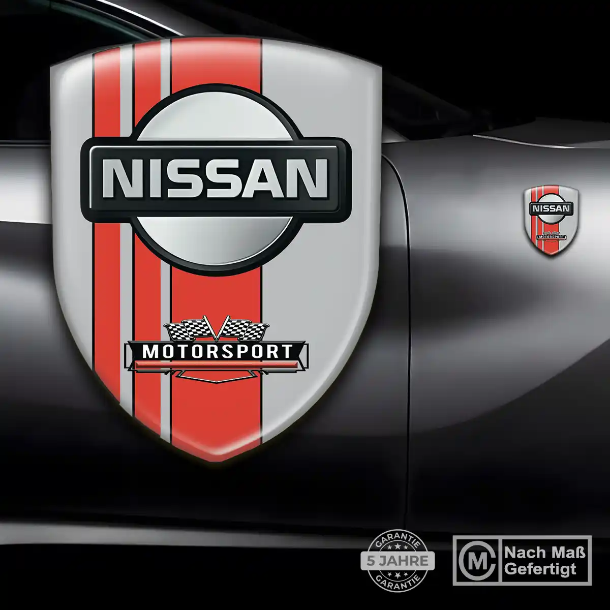 Nissan 3D Gel Aufkleber Emblem Auto Premiumqualität