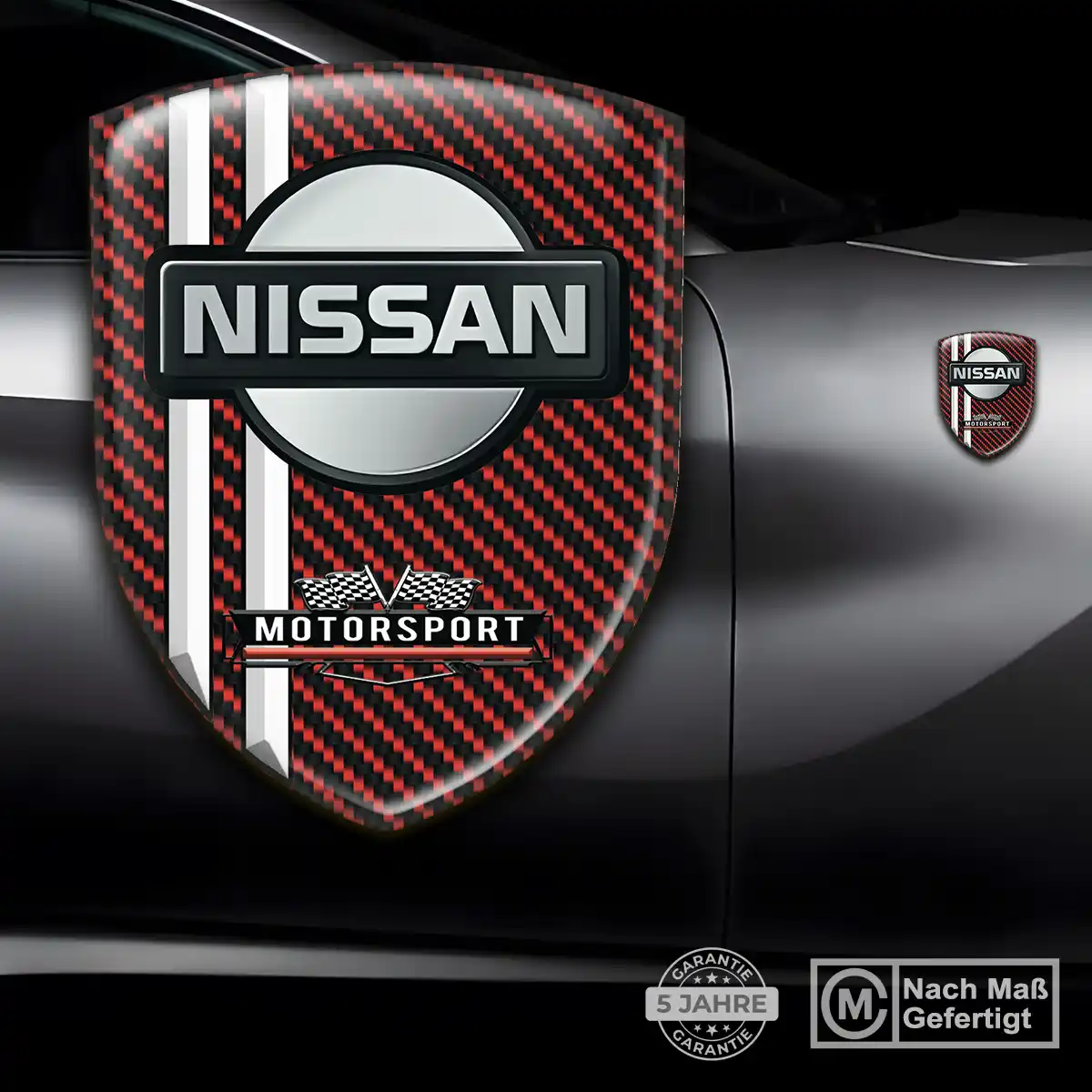 Nissan 3D Gel Aufkleber Emblem Auto Tuningfahrzeug