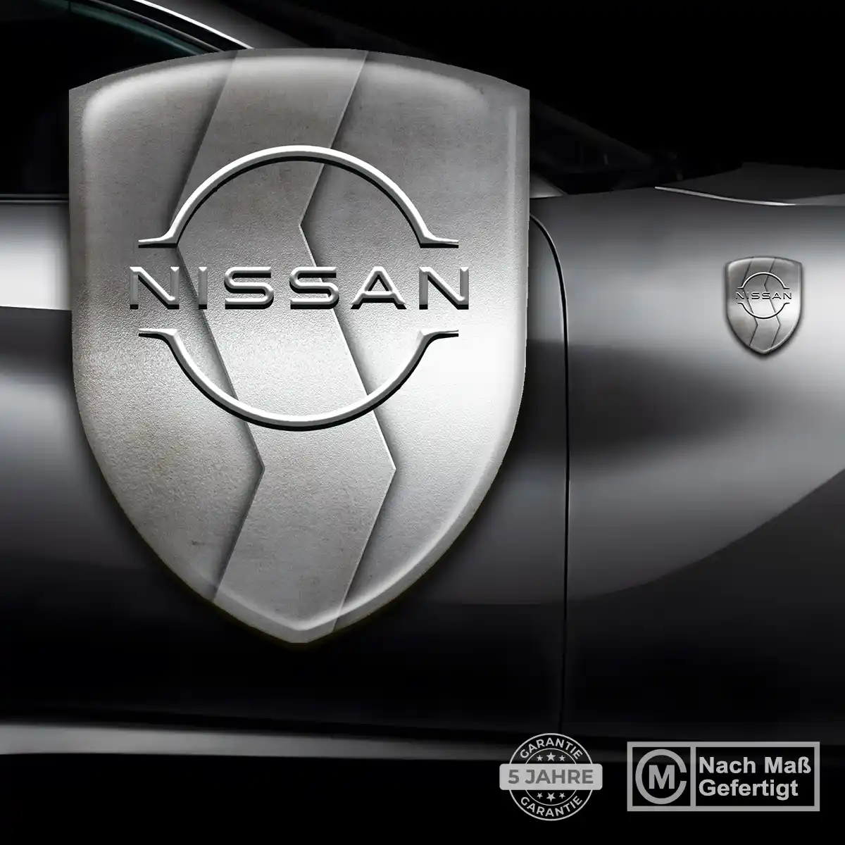 Nissan 3D Gel Aufkleber Emblem Elegantes Design
