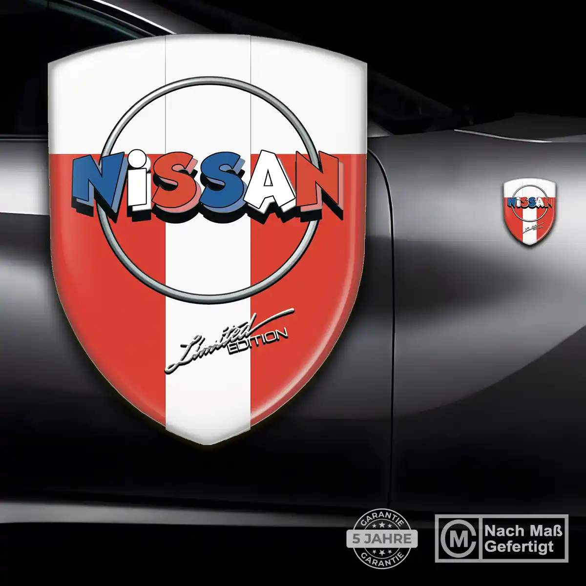 Nissan 3D Gel Aufkleber Emblem Höchste Qualität