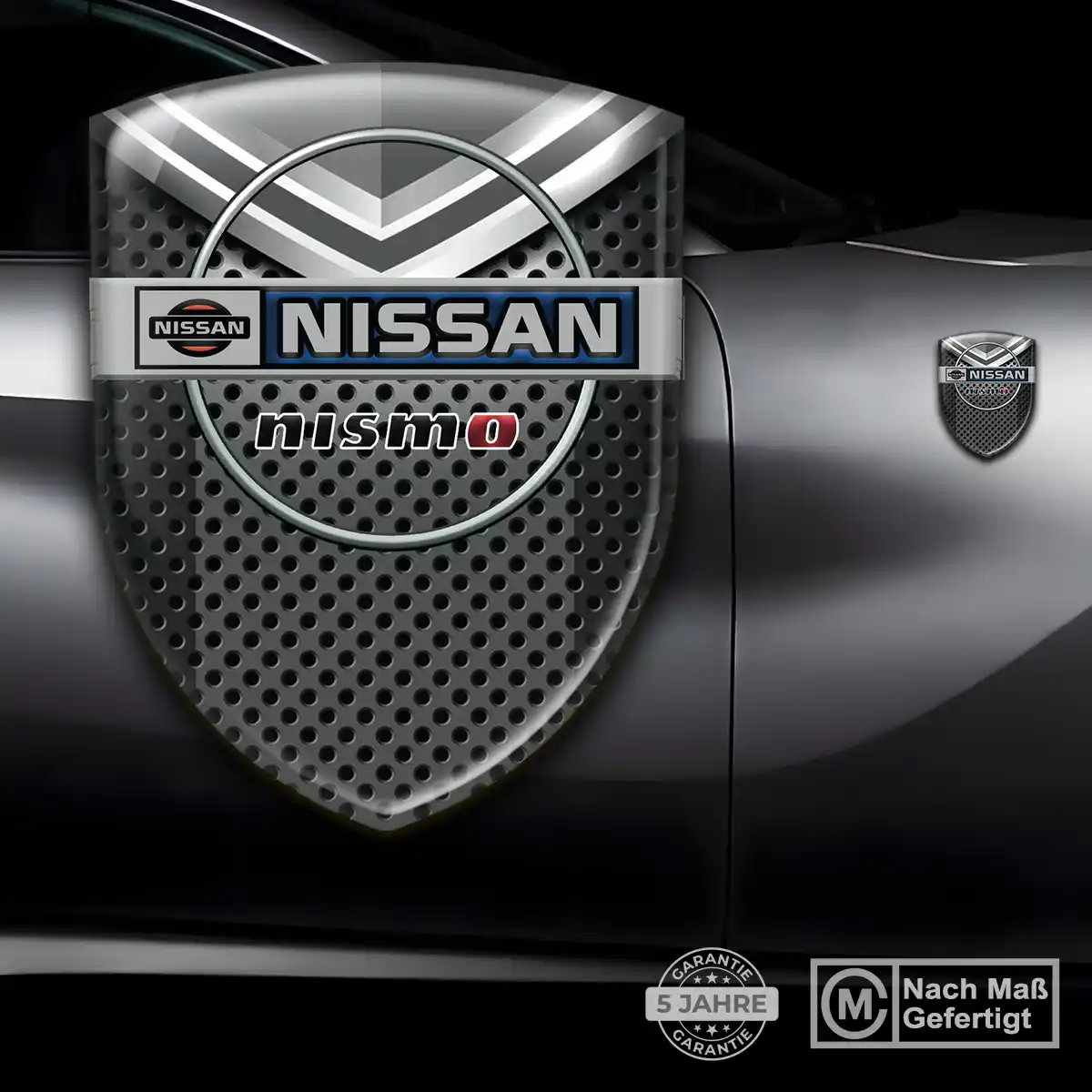 Nissan 3D Gel Aufkleber Emblem Hochwertiges Harz