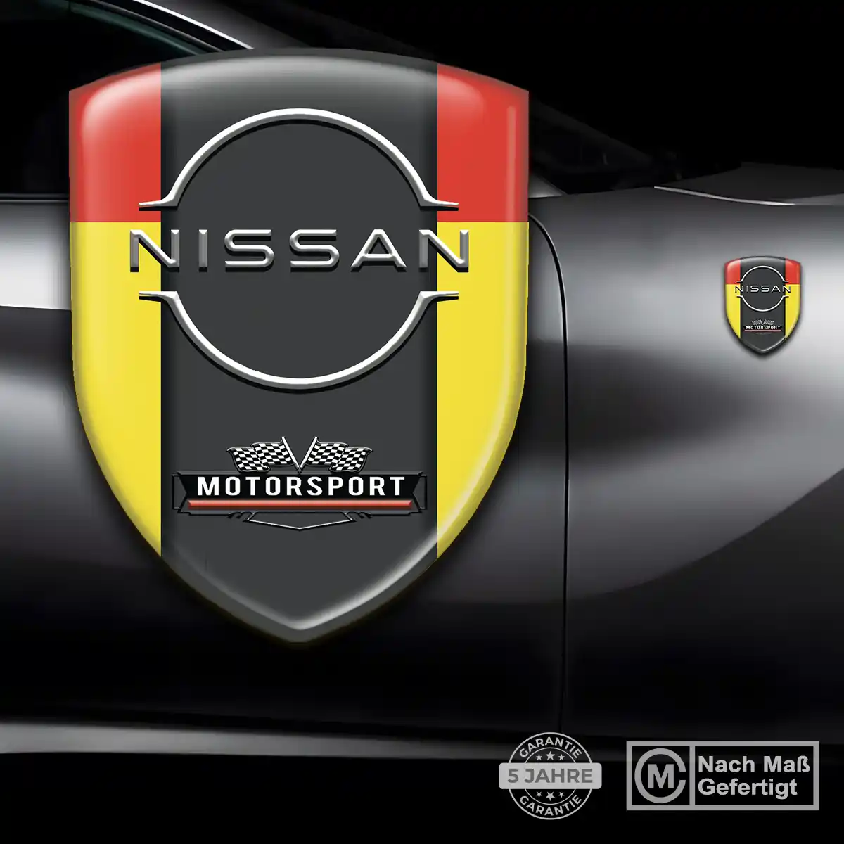 Nissan 3D Gel Aufkleber Emblem Luxus-Edition