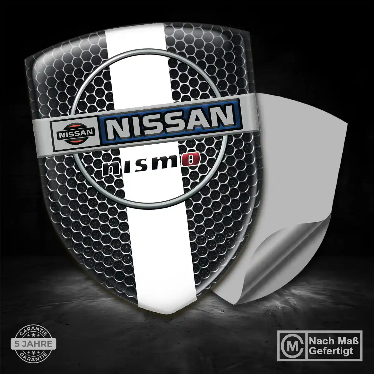 Nissan 3D Gel Aufkleber Emblem Modernes Design