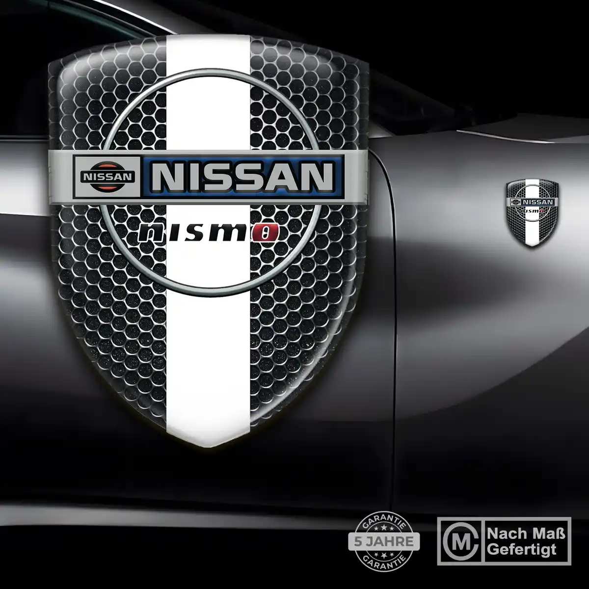 Nissan 3D Gel Aufkleber Emblem Modernes Design
