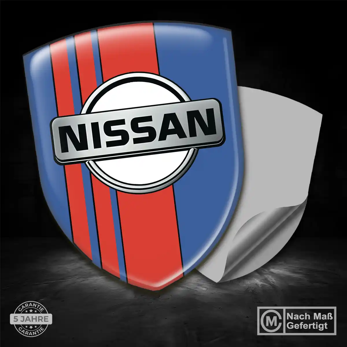 Nissan 3D Gel Aufkleber Emblem Premium-Edition