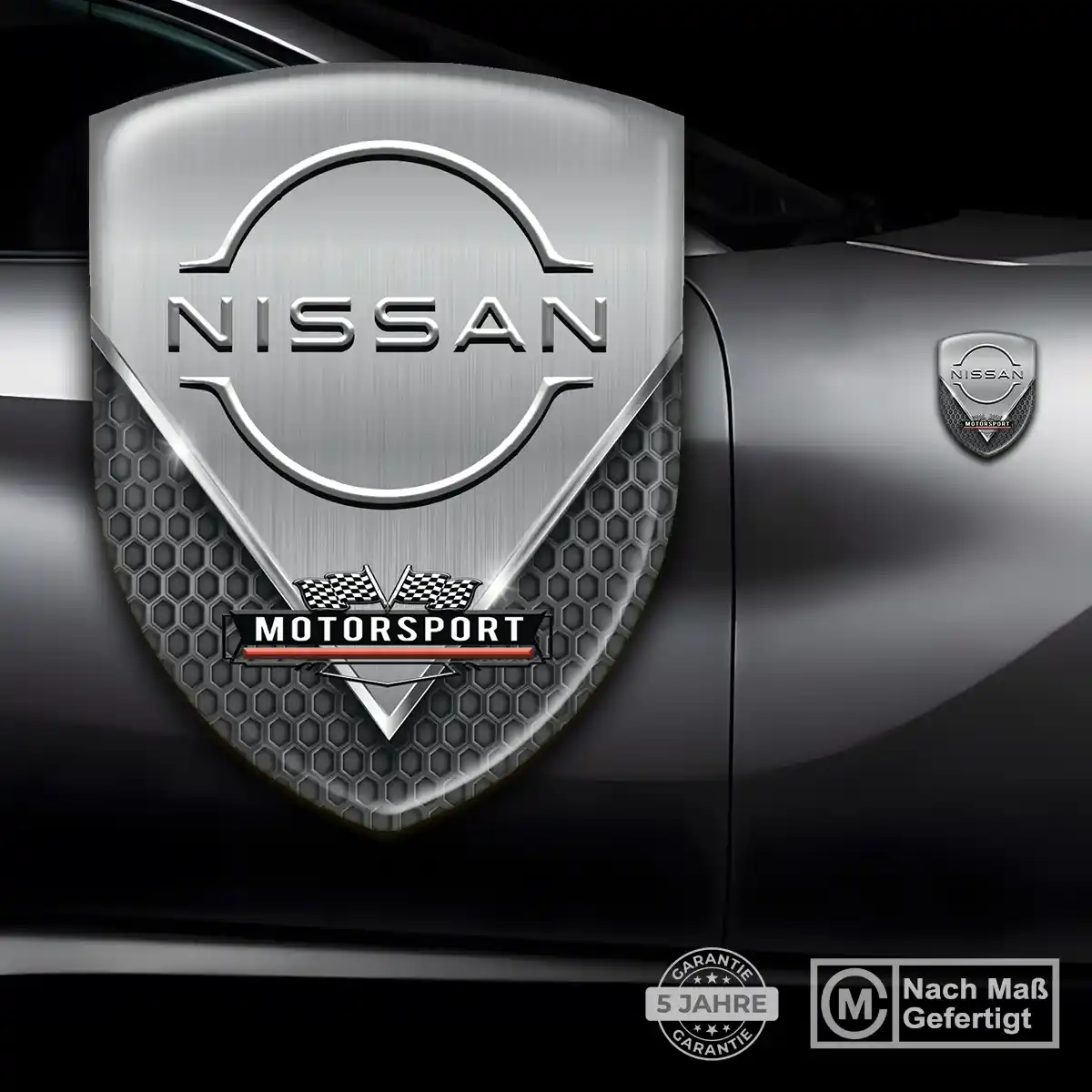Nissan 3D Gel Aufkleber Emblem Stilvolles Design