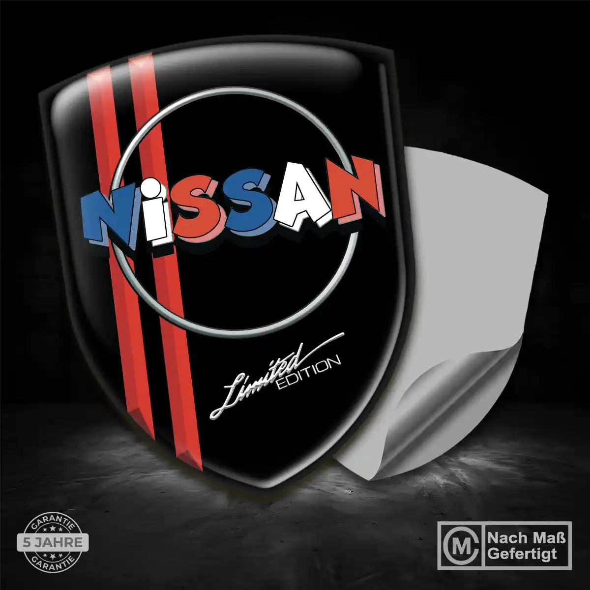Nissan 3D Gel Aufkleber Embleme Auto Elegantes Design