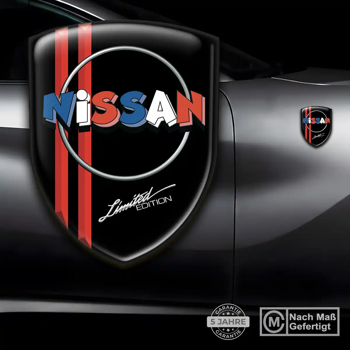 Nissan 3D Gel Aufkleber Embleme Auto Elegantes Design
