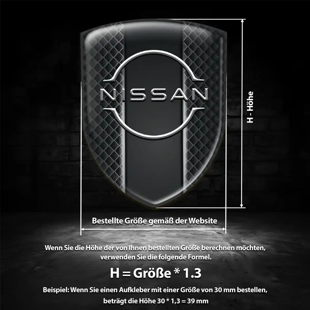 Nissan 3D Gel Aufkleber Embleme Auto Hohe Qualität