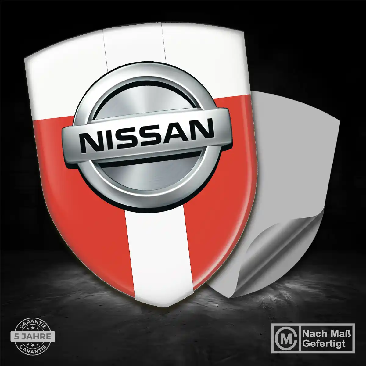 Nissan 3D Gel Aufkleber Embleme Auto Premiumqualität
