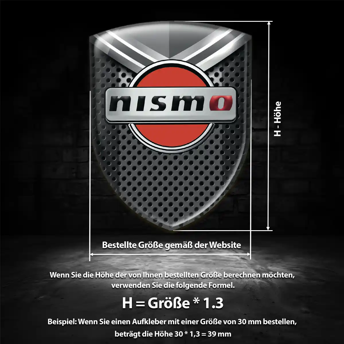Nissan 3D Gel Aufkleber Embleme Auto Stilvolles Design