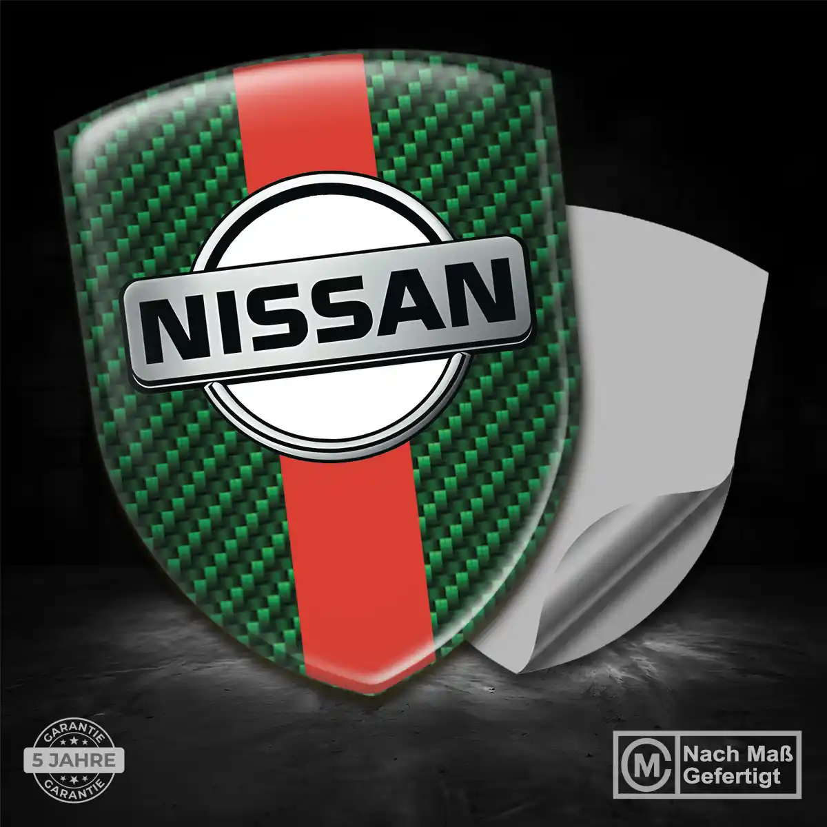 Nissan 3D Gel Aufkleber Embleme Edles Design