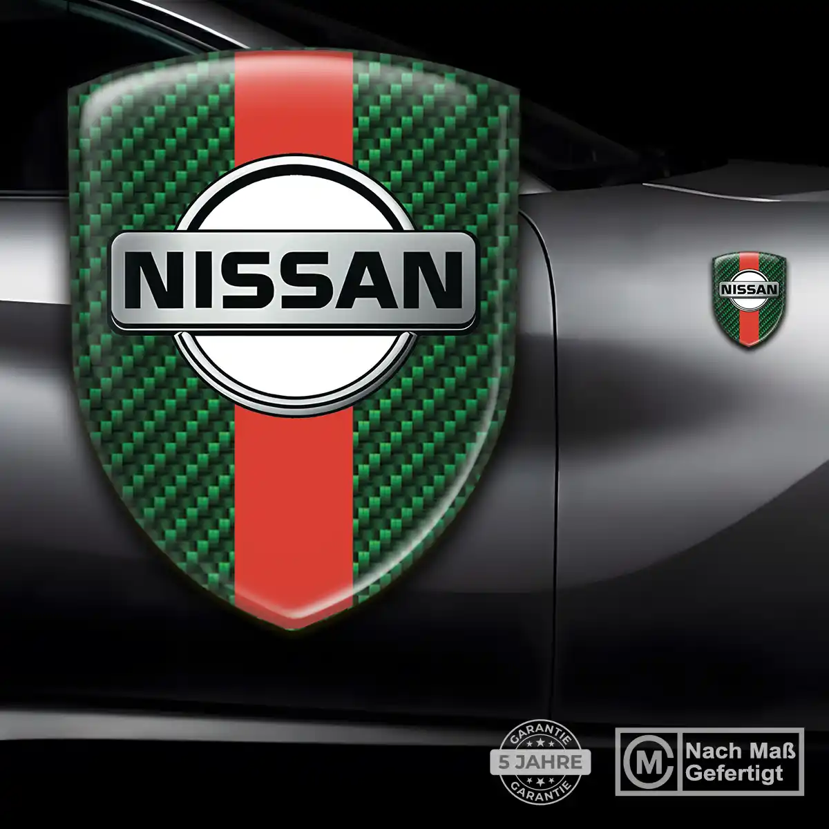 Nissan 3D Gel Aufkleber Embleme Edles Design