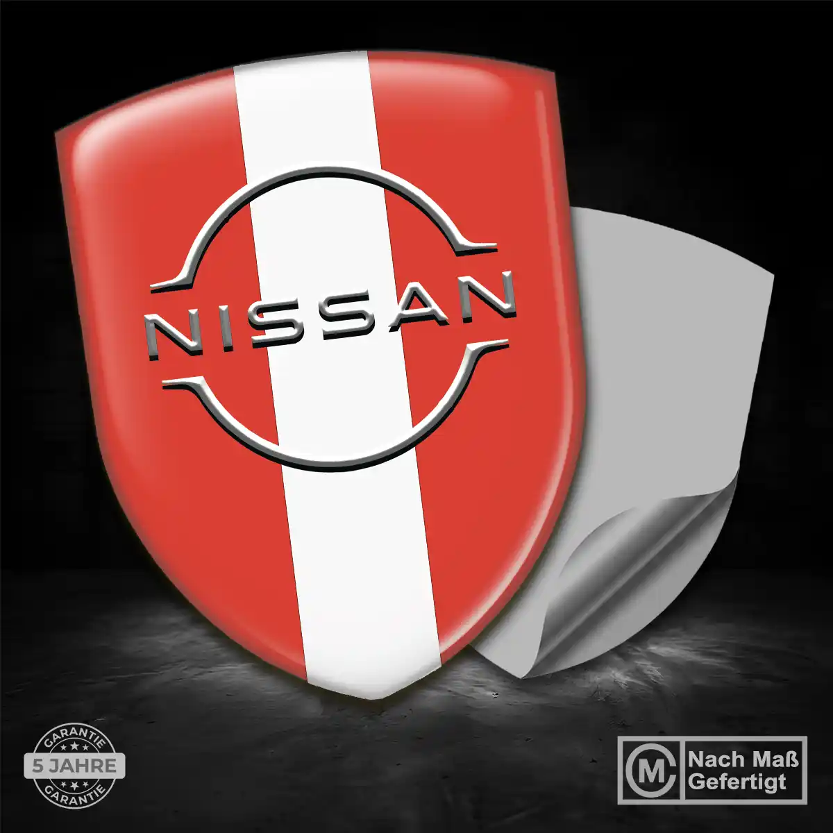 Nissan 3D Gel Aufkleber Embleme Exterieurdesign