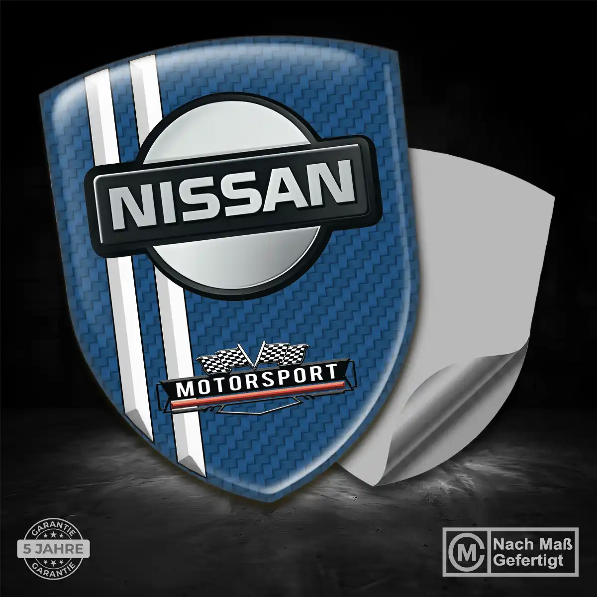 Nissan 3D Gel Aufkleber Embleme Modernes Design
