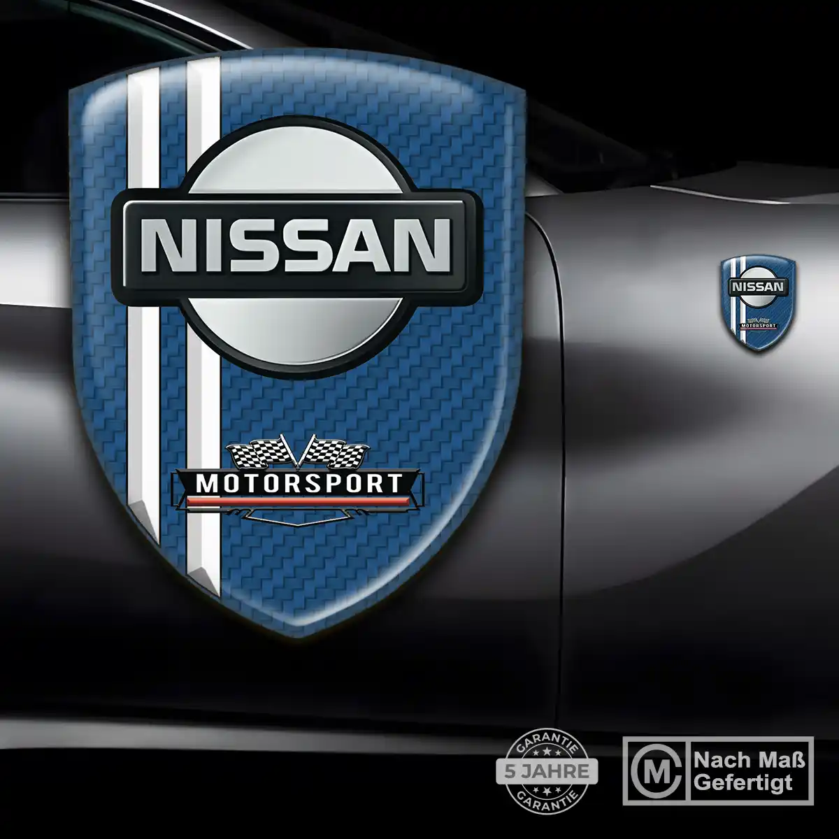 Nissan 3D Gel Aufkleber Embleme Modernes Design