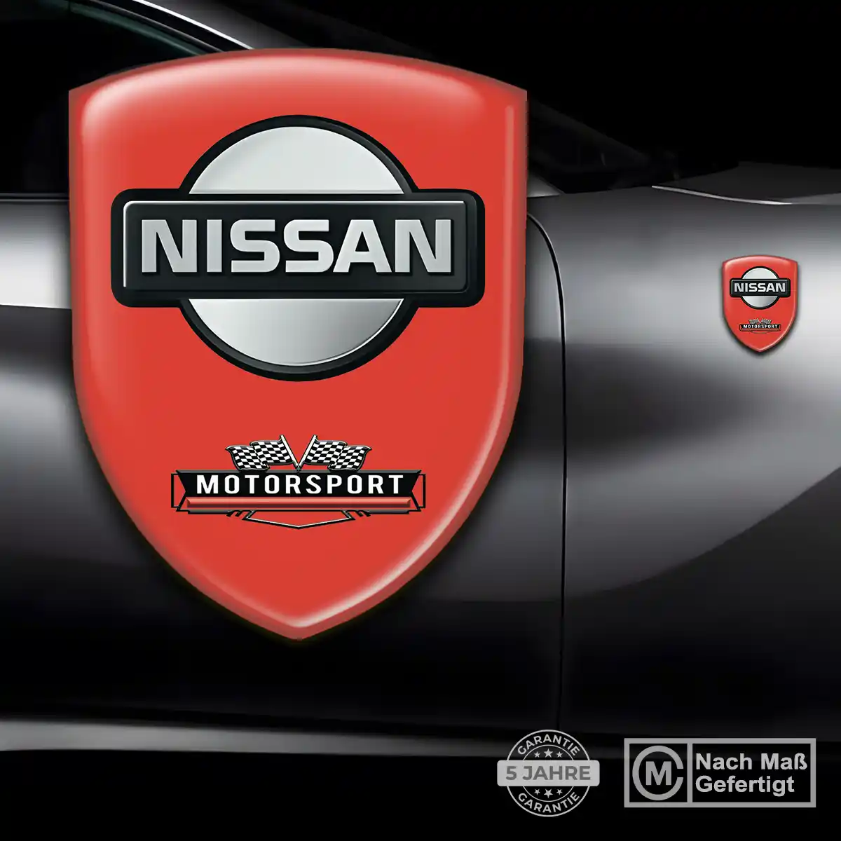 Nissan 3D Gel Aufkleber Embleme Premiumqualität