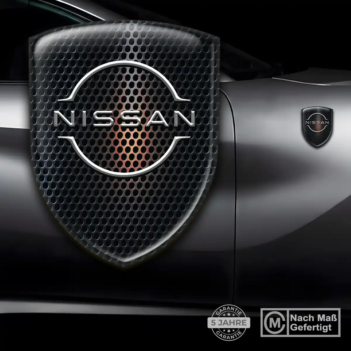 Nissan 3D Gel Aufkleber Exterieurdesign