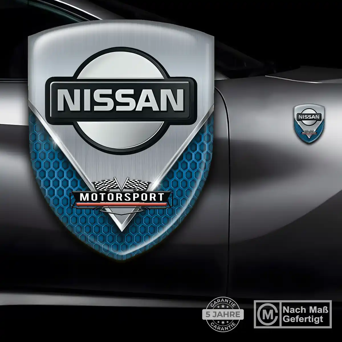 Nissan 3D Gel Aufkleber Interieurdesign