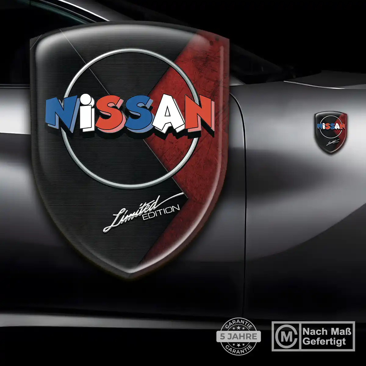 Nissan 3D Gel Aufkleber Markenedition