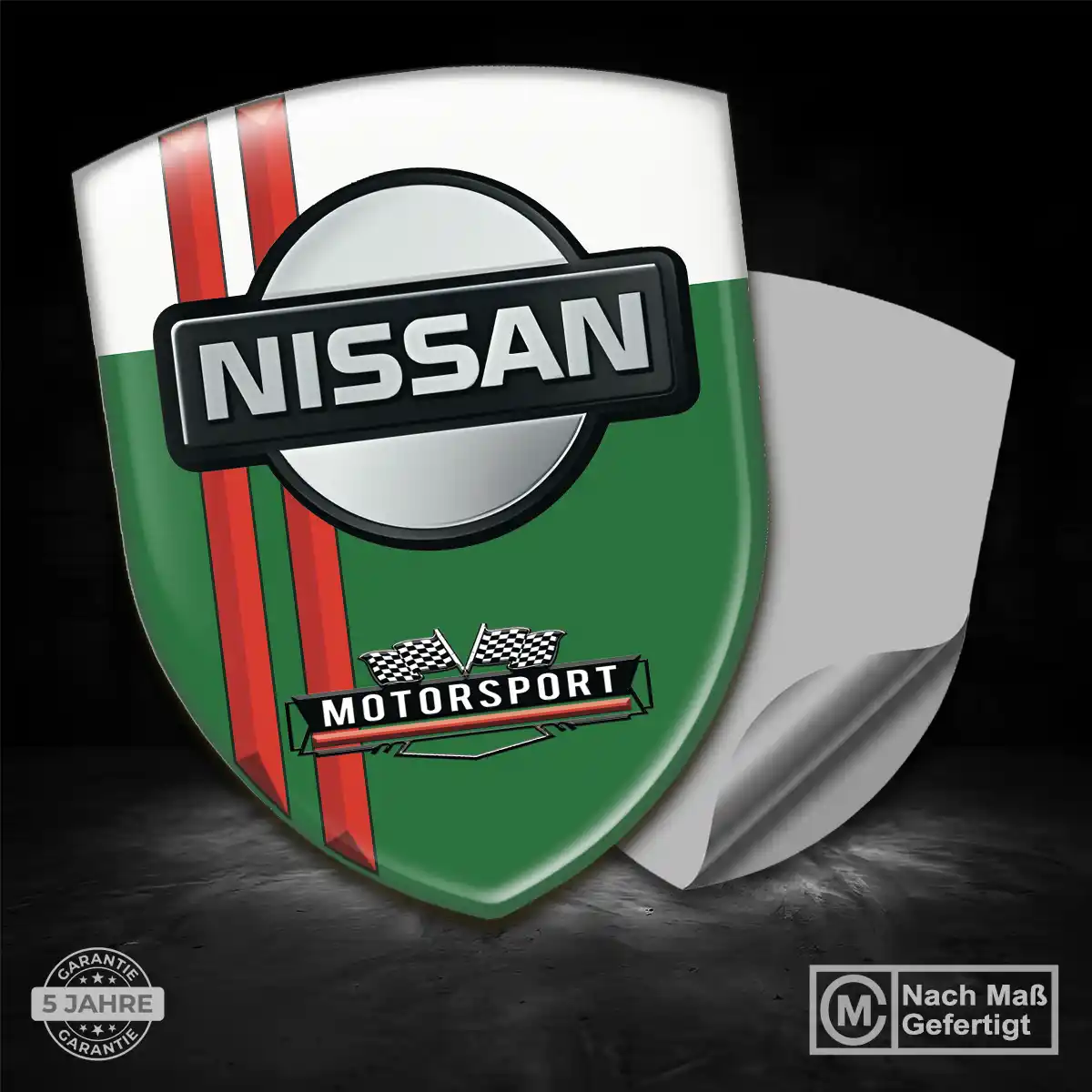 Nissan 3D Gel Aufkleber Silikon Anspruchsvolles Design