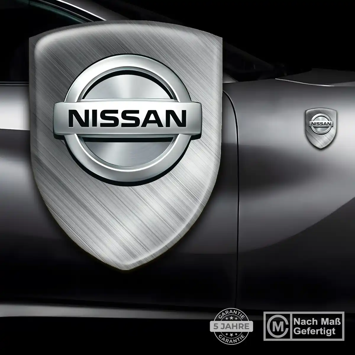 Nissan 3D Gel Aufkleber Silikon Auto Elegantes Design