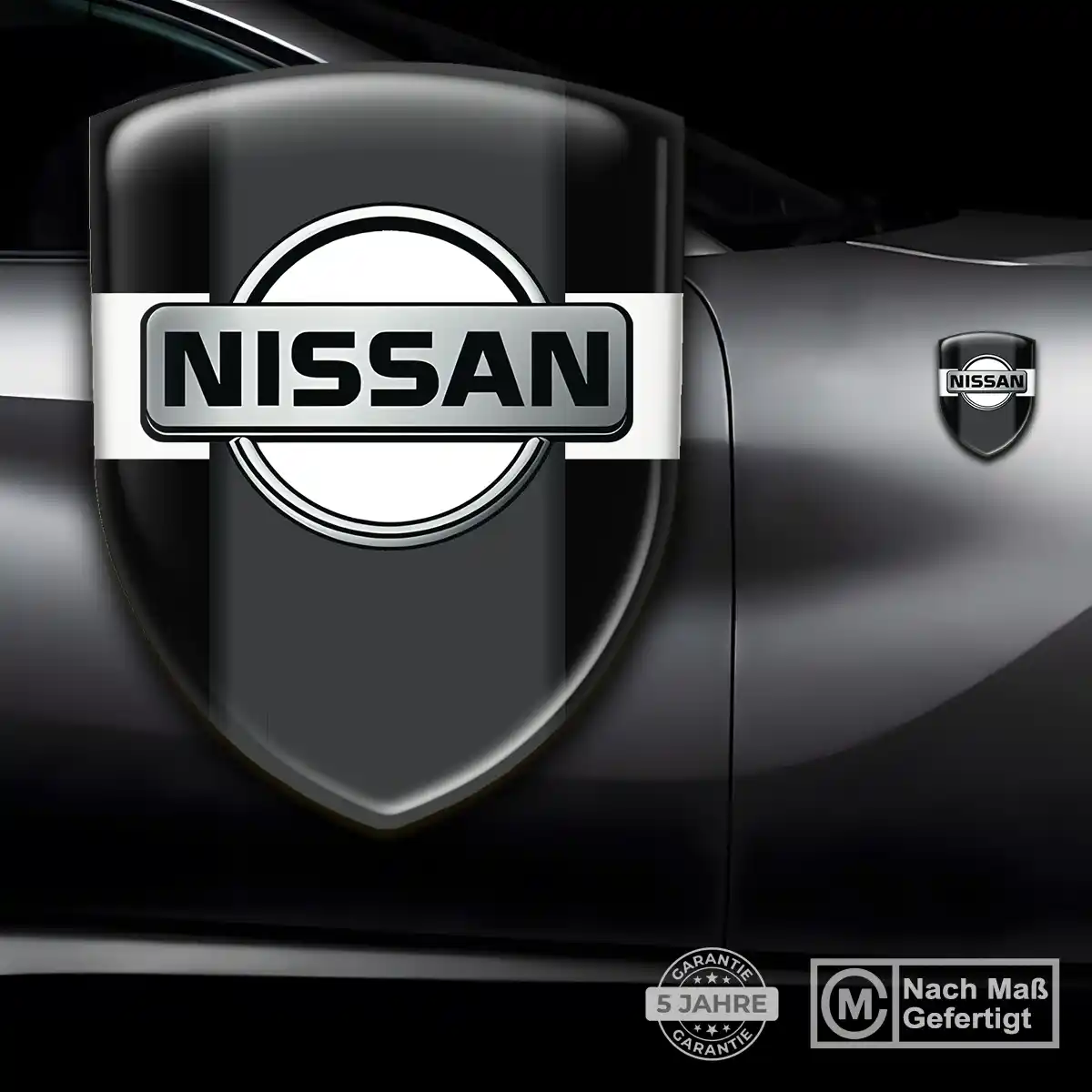 Nissan 3D Gel Aufkleber Silikon Auto Luxus-Edition