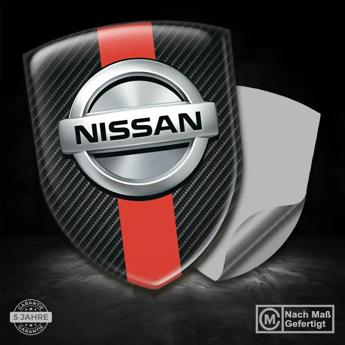Nissan 3D Gel Aufkleber Silikon Auto Markenedition