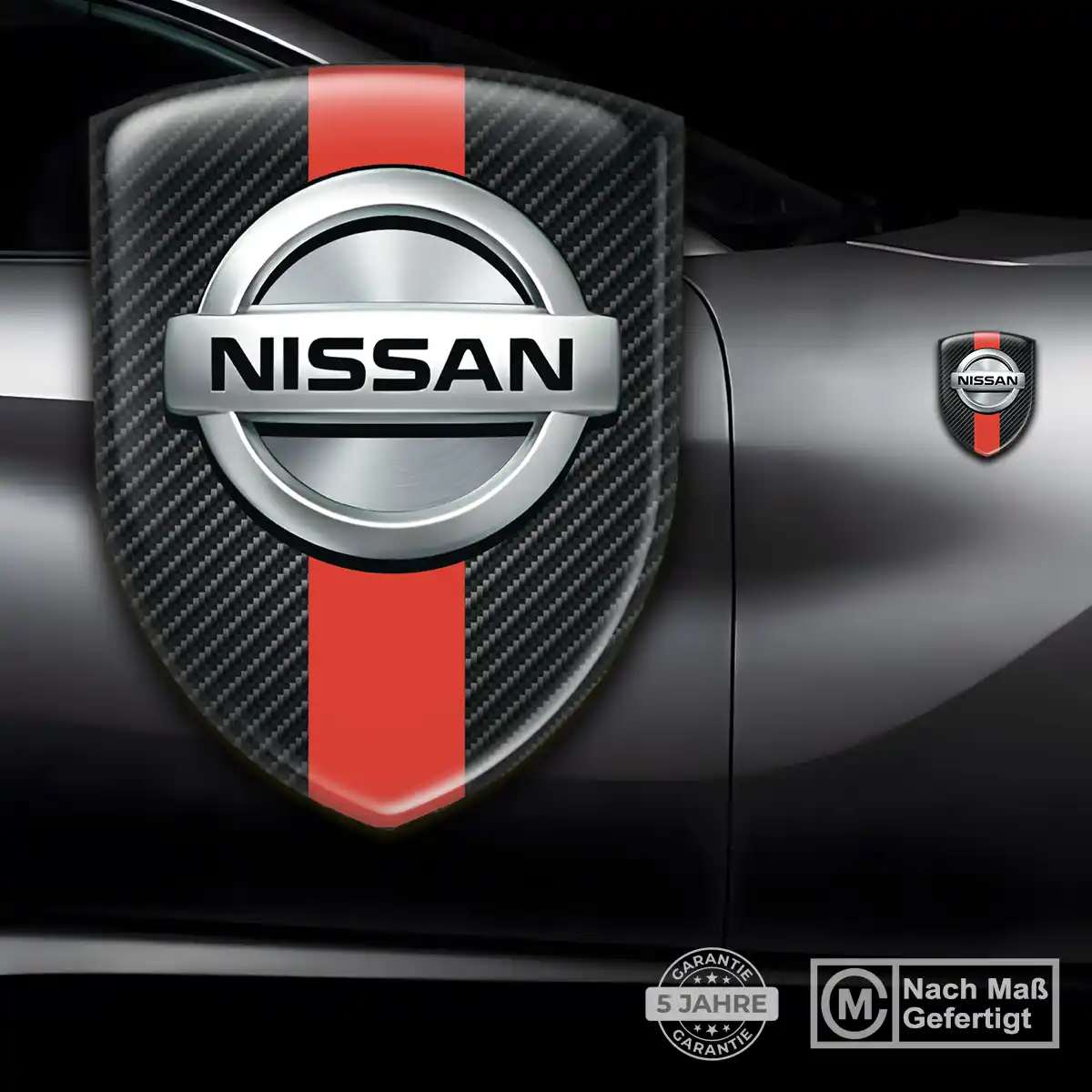 Nissan 3D Gel Aufkleber Silikon Auto Markenedition