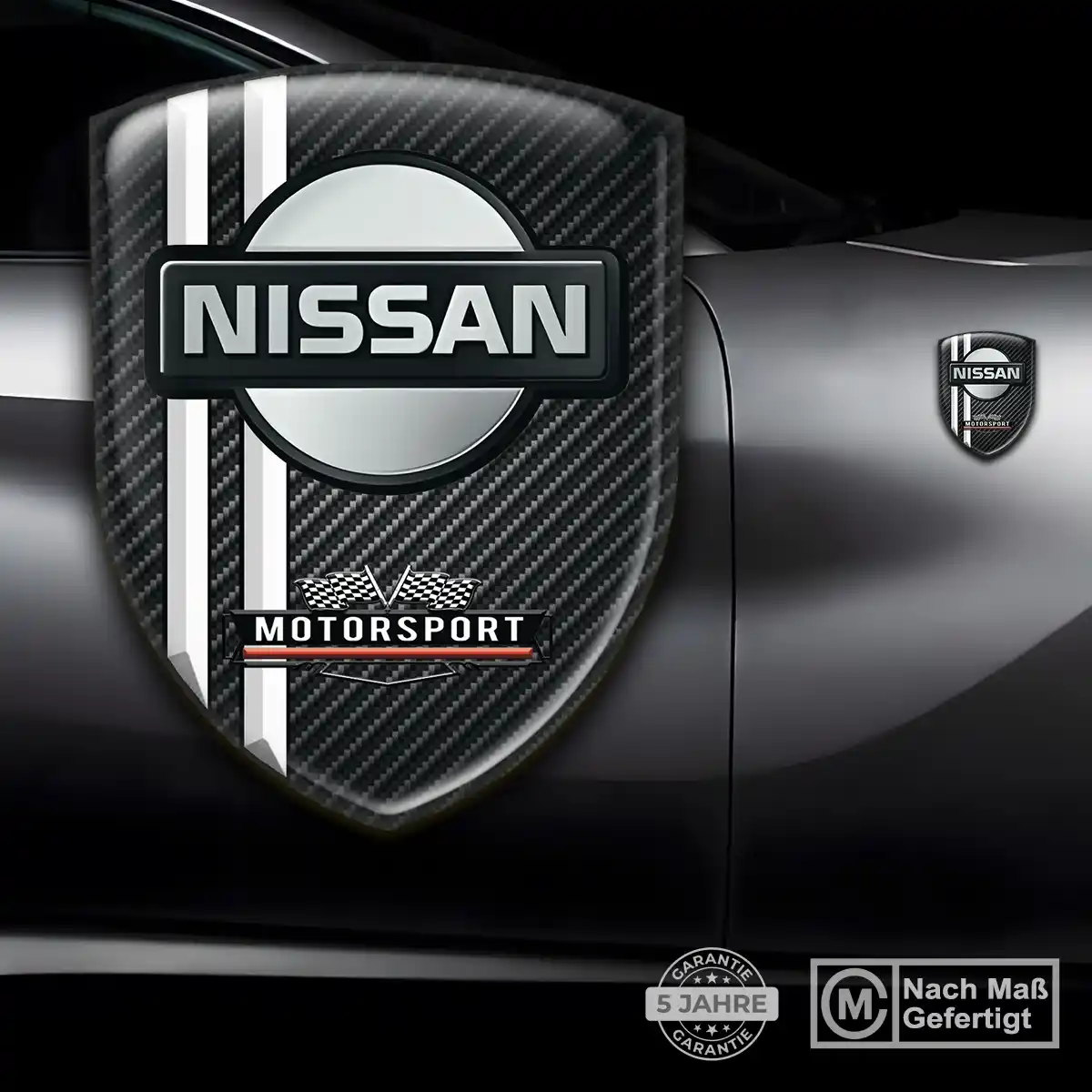 Nissan 3D Gel Aufkleber Silikon Auto Modernes Design